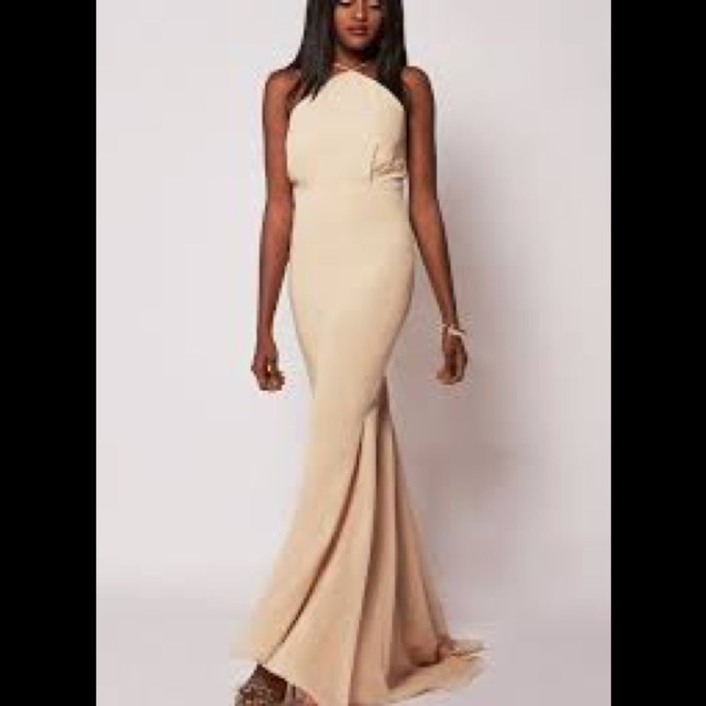 Virgos Lounge Hyde Dress Nude Maxi